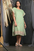 OWO THE LABEL Floral Print Light Green Color Kaftan With Designer Border (OTL-KFTN-1002)